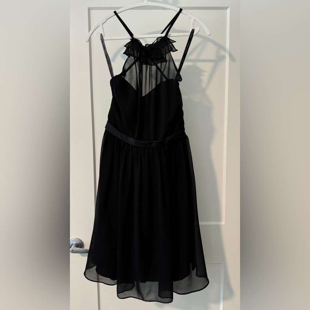 Black bridesmaids dress only worn once.